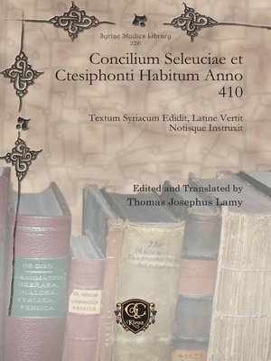 cover image of Concilium Seleuciae et Ctesiphonti Habitum Anno 410